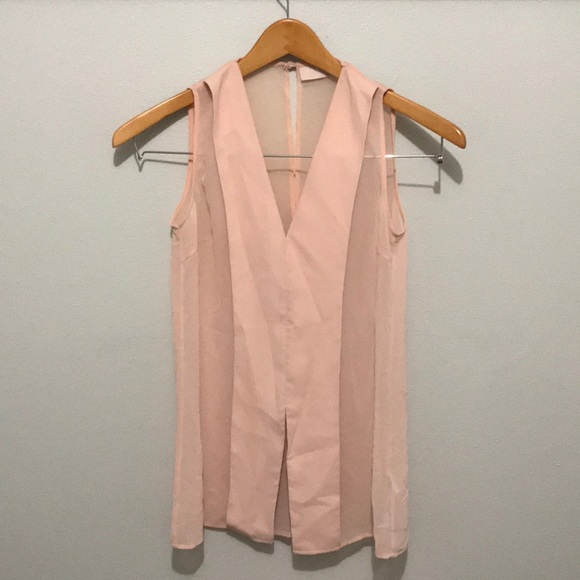 Keepsake Chiffon pink blouse - Picture 1 of 4